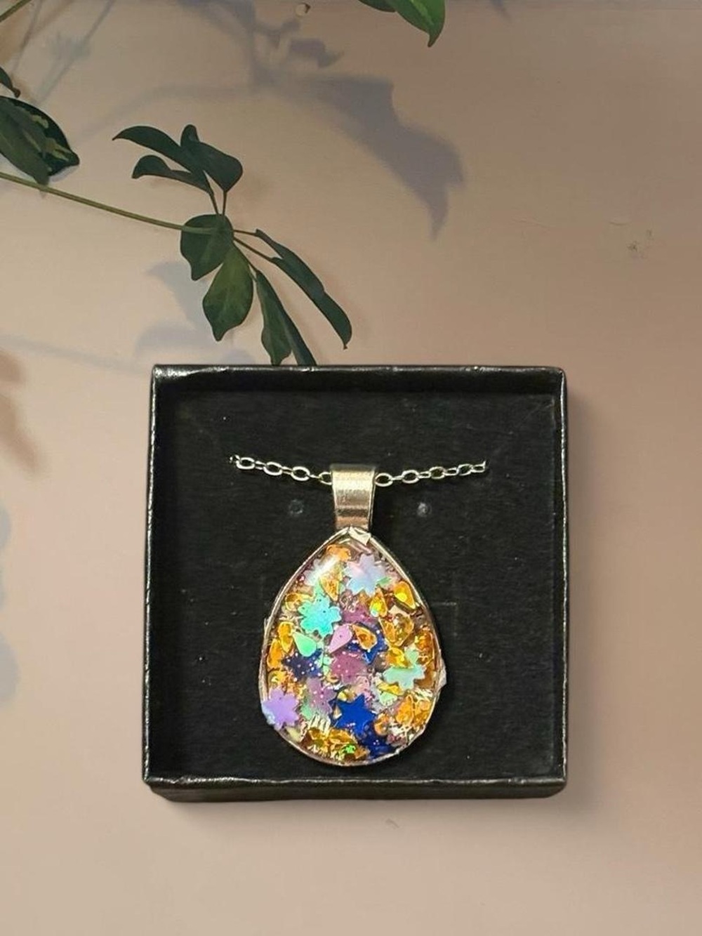 Confetti Resin Necklace